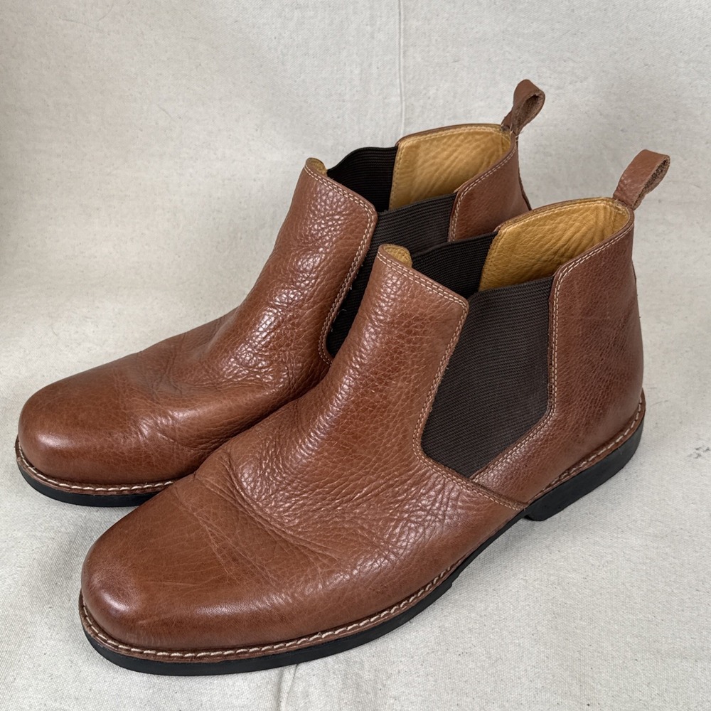 SANDRO Sandro Moscoloni Boots Mens 10. D Casual Chelsea Boot 28003 Brown Leather